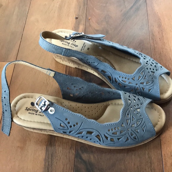 Spring Step Shoes - Grey dress shoes